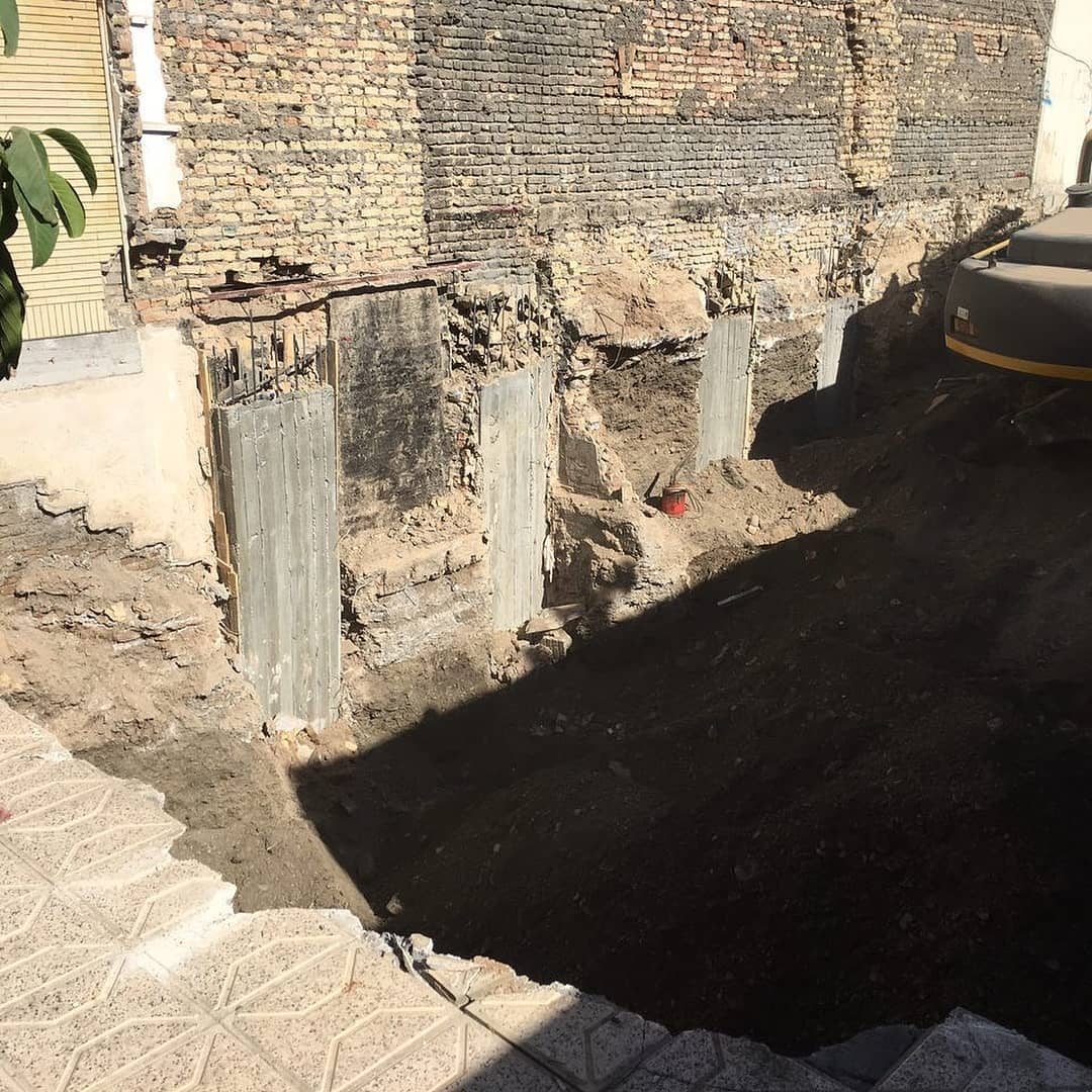 اجرای سازه نگهبان از نوع شمع