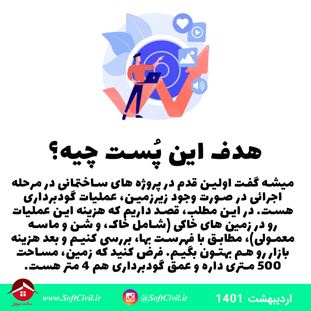متره و برآورد در مهندسی عمران - سافت سیویل 